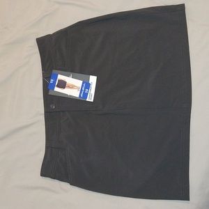 NWT Eddie Bauer Adventurer 2.0 Skort Dark Smoke Gray Women's Size 10